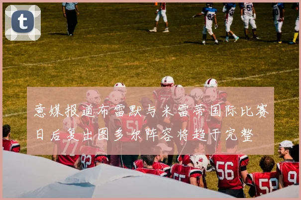 意媒报道布雷默与米雷蒂国际比赛日后复出图多尔阵容将趋于完整