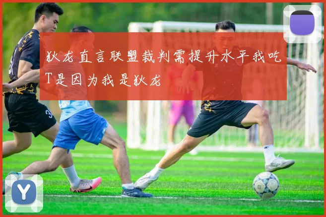 狄龙直言联盟裁判需提升水平我吃T是因为我是狄龙
